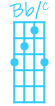 Bb/C | 3-2-1-3 | Ukulélé