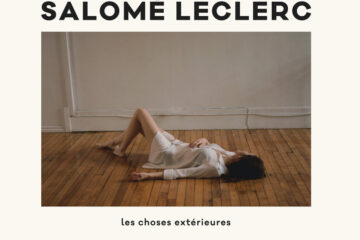 Salomé Leclerc - Les Choses Extérieures Cover